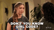 Dont You Know Girl Code Brooke Bishop GIF - Dont You Know Girl Code Brooke Bishop Bella Podaras GIFs