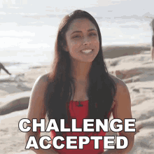 Challenge Accepted Michelle Khare GIF - Challenge Accepted Michelle Khare Im Accepting The Challenge GIFs