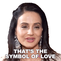 That'S The Symbol Of Love Ameesha Patel Sticker