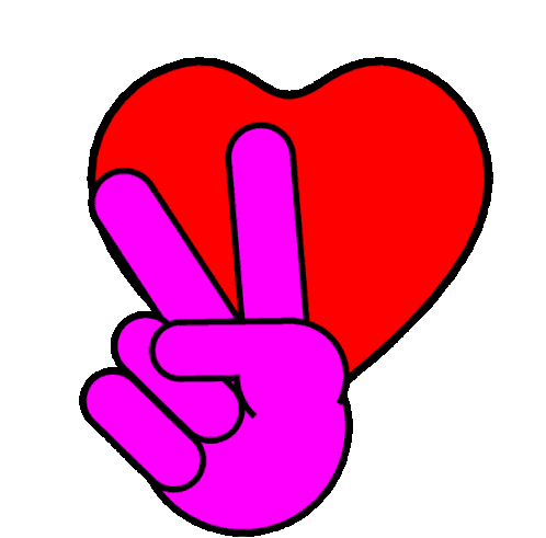 Peace Love Sticker - Peace Love Happy - Discover & Share GIFs