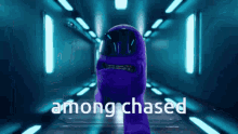 Among Us Among Chase GIF - Among Us Among Chase Purple Among Us GIFs