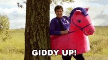 Giddy Up Lachy Wiggle GIF - Giddy Up Lachy Wiggle The Wiggles GIFs