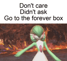 Gardevoir Dont Care GIF - Gardevoir Dont Care Didnt Ask GIFs