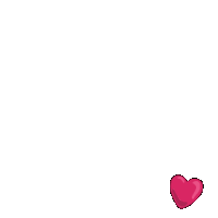 two penguins are kissing with hearts coming out of them
