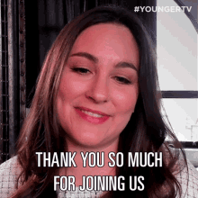 Thank You So Much For Joinging Us Taylor Strecker GIF - Thank You So Much For Joinging Us Taylor Strecker Younger GIFs