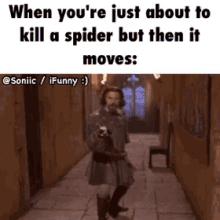 Lol Spider GIF - Lol Spider Run Away GIFs