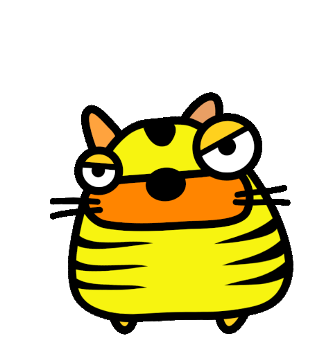 Anymoodys Tiger Sticker - Anymoodys Tiger Animal Stickers