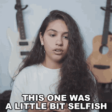 This One Was A Little Bit Selfish Alessia Cara GIF - This One Was A Little Bit Selfish Alessia Cara This One Is Selfish GIFs