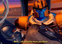 Transformers Dinobot GIF - Transformers Dinobot Well Uh Good To Have You Back GIFs