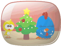 Decorating Christmas Tree Decoration Sticker - Decorating Christmas Tree Decoration Christmas Stickers