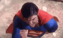 christopher reeve superman dc angry