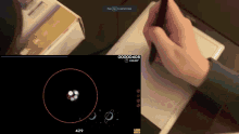 a person is playing a video game and the screen says 00000408