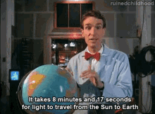 Bill Nye Light GIF - Bill Nye Light Travel GIFs