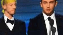 Tyler And Josh Are Adorable Pointing GIF - Tyler And Josh Are Adorable Pointing Award GIFs