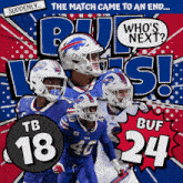 Buffalo Bills (24) Vs. Tampa Bay Buccaneers (18) Post Game GIF - Nfl National Football League Football League GIFs