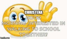Christena Good Morning GIF - Christena Good Morning Emoji GIFs