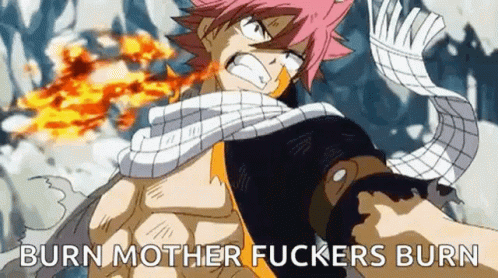 Fairy Tail Natsu on Fire - Gif Abyss