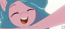a cartoon of a pony with the words but you treat me as one on the bottom