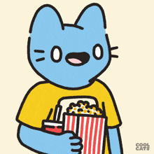 Blue Cat Cool Cats GIF - Blue Cat Cool Cats Here We Go GIFs