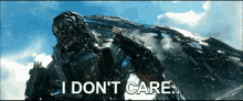 Transformers Lockdown GIF - Transformers Lockdown I Dont Care GIFs