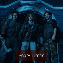 Scary Times Stranger Things GIF - Scary Times Stranger Things Nancy Tracy Keegan GIFs