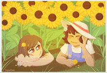 Sunflowers Field GIF