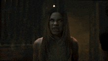 Snarling Luna Briggs GIF - Snarling Luna Briggs Wolf Pack GIFs