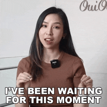 Ive Been Waiting For This Moment Tina Yong GIF - Ive Been Waiting For This Moment Tina Yong Finally GIFs