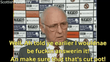 jim mclean scottish football angry interview punch reporter dundee united
