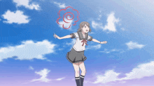 Mio Miyamasu Over The Sky GIF - Mio Miyamasu Over The Sky Anime GIFs