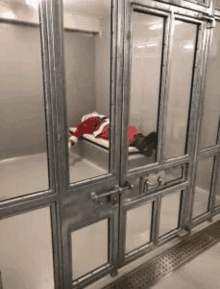 Christmas Is Cancelled Santa In Jail GIF - Christmas Is Cancelled Santa In Jail Santa GIFs