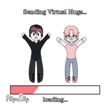 Virtual Hug Oc GIF - Virtual Hug Oc Animation GIFs