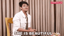 She Is Beautiful Nayandeep Rakshit GIF - She Is Beautiful Nayandeep Rakshit Pinkvilla GIFs