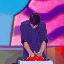 Shawn Mendes Nickolodean GIF - Shawn Mendes Nickolodean Slime GIFs