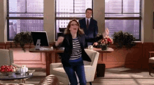 Excited Running GIF