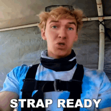 Strap Ready Stephen Sharer GIF - Strap Ready Stephen Sharer Safety On GIFs