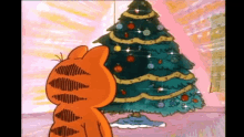 Garfield Christmas Nice Touch GIF