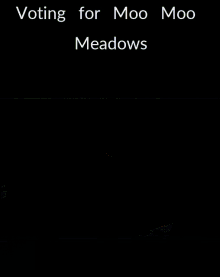 Moo Moo Meadows Voting For Moo Moo Meadows GIF - Moo Moo Meadows Voting For Moo Moo Meadows Meme GIFs