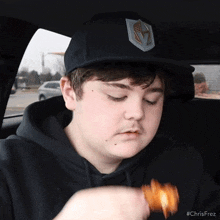 Eating Fried Chicken Vito The Kid GIF - Eating Fried Chicken Vito The Kid Chris Frezza GIFs