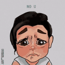 No U Cry GIF - No U Cry Sad GIFs