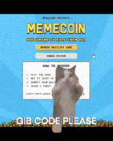 Memecoin Gib Code GIF - Memecoin Gib Code Memecoin GIFs