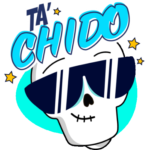 Skull Says "So Cool" In Spanish. Sticker - Juan Cráneo Carlos Ta Chido Cool Stickers