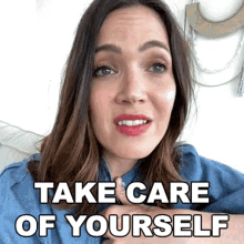 Take Care Of Yourself Mandy Moore GIF - Take Care Of Yourself Mandy Moore Cameo GIFs