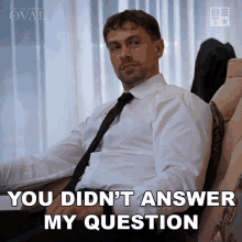 You Didnt Answer My Question Max Carter GIF - You Didnt Answer My Question Max Carter The Oval GIFs