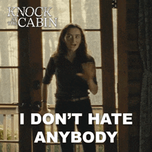 I Dont Hate Anybody Adriene GIF - I Dont Hate Anybody Adriene Knock At The Cabin GIFs
