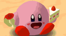 Kirby Cute GIF - Kirby Cute Eating GIFs