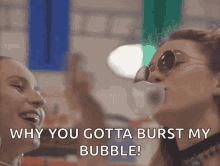 Popping Bubble GIF - Popping Bubble Shades GIFs