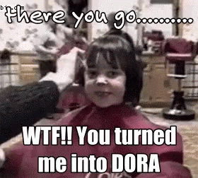 Haircut Dora Haircut GIF - Haircut Dora Haircut What The Fuck - Discover &  Share GIFs