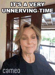 Its A Very Unnerving Time Melora Hardin GIF - Its A Very Unnerving Time Melora Hardin Cameo GIFs
