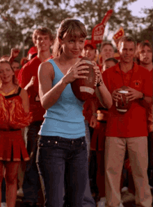 Erica Durance Rugby GIF - Erica Durance Rugby Smallville GIFs